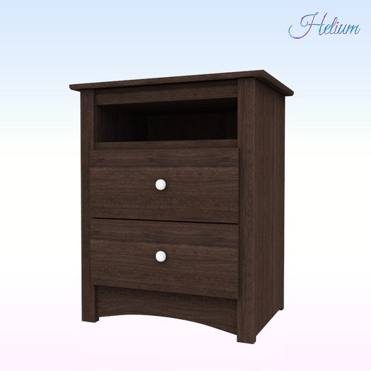 Maroon Nightstand Drawer