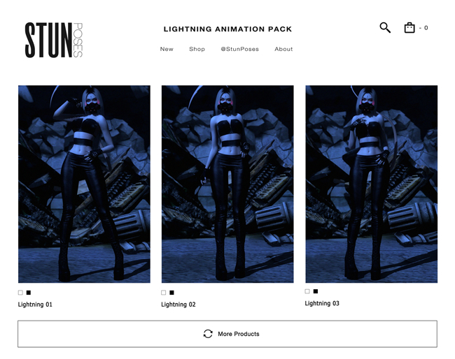 STUN - Anim Pack Collection Bento 'Lightning' #51