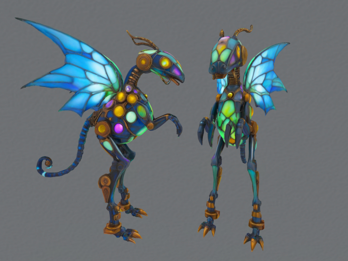 Steampunk Glass Creature FULL PERM