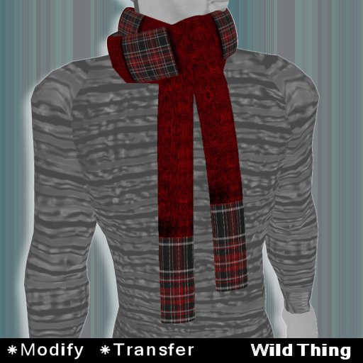(WildThing) *- Cozy Scarf - Red -*