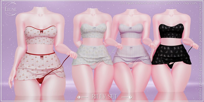 Elune. Riley Top - pack 7