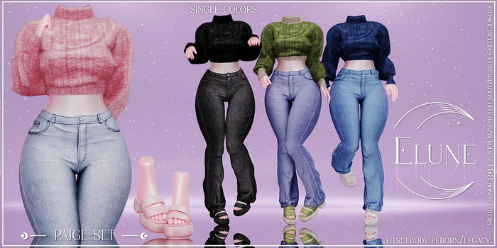 Elune. Paige Sweater - Blue