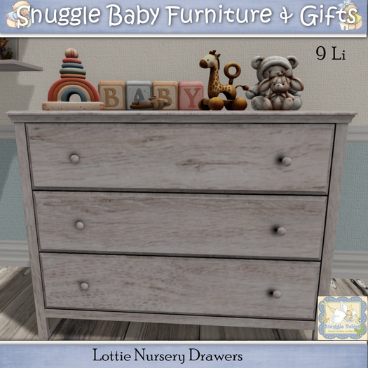 Lottie Nursery Drawers By Snuggle Baby