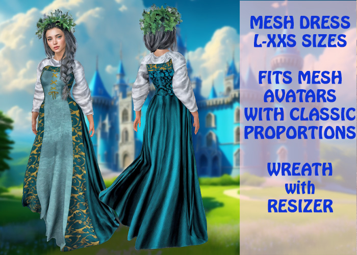 *Heart* - Blue Castle Lady Gown