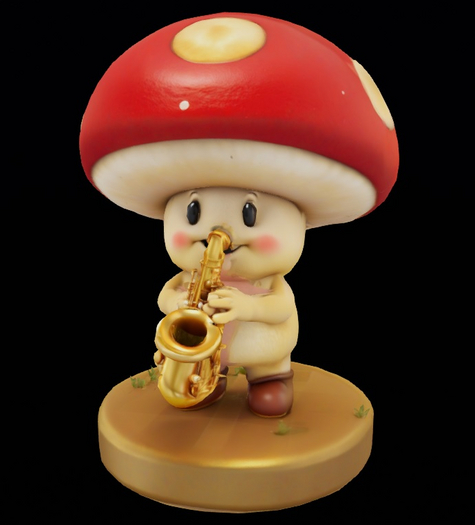 Musical Shroomies Saxophonist (COMMON)