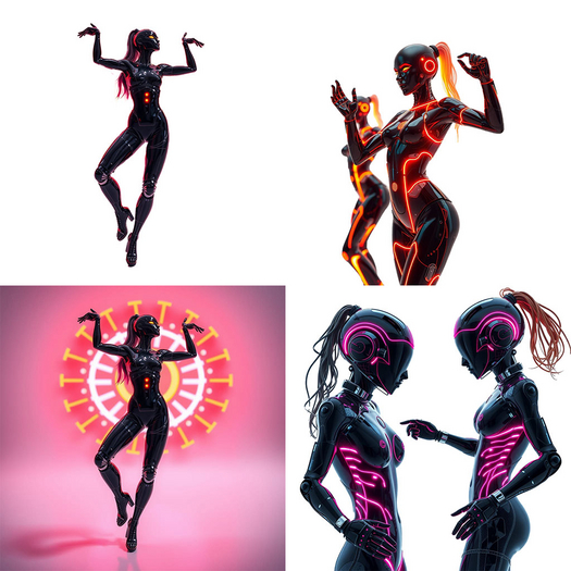 8 NEON FLUX Backdrops - Full Perm