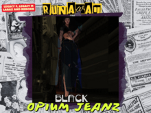 runaway ! black opium jeans (FP)
