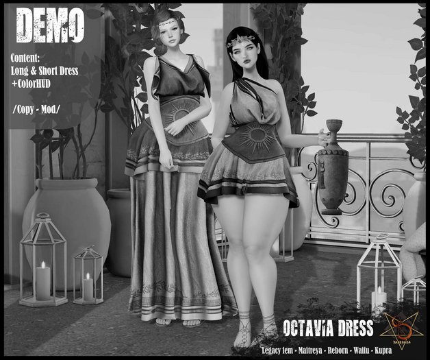 //RKS// Octavia Dress - ALL DEMOS