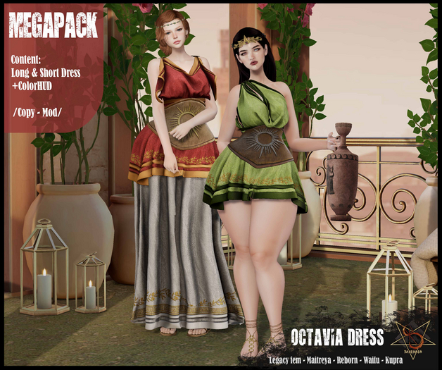 //RKS// Octavia Dress - Megapack