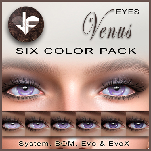 January ~ Eyes Venus PURPLE Fatpack
