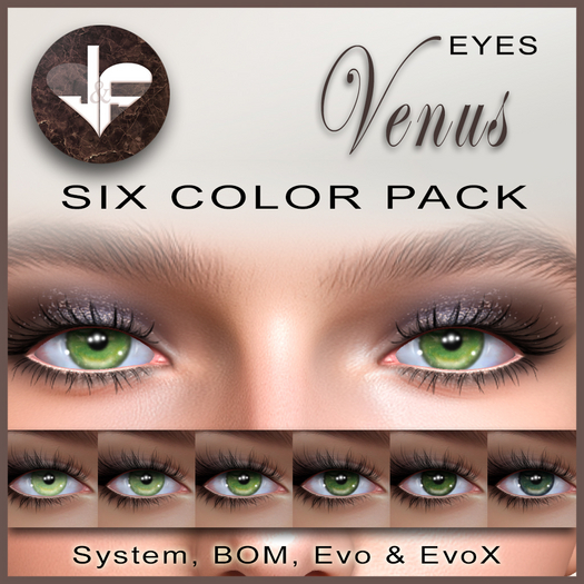 January ~ Eyes Venus GREEN Fatpack