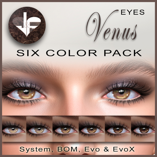 January ~ Eyes Venus BROWN Fatpack