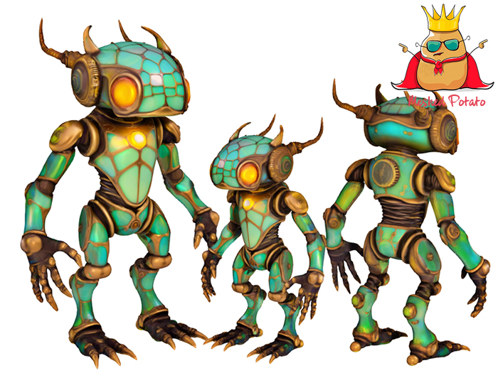 Steampunk Alien Full Perm