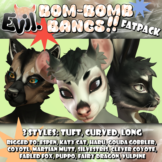 Evil. BOM-Bomb Bangs!! ~ FATPACK