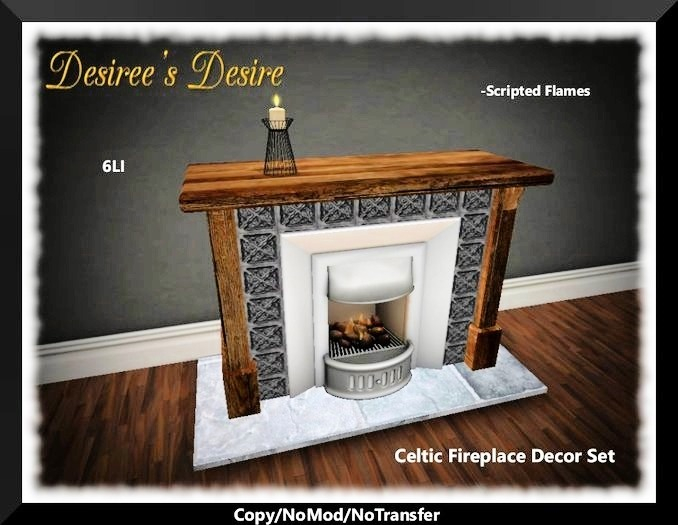 ::::Desiree's Desire:::: Celtic Fireplace Decor UNPACK