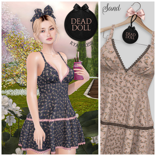 DEAD DOLL - Rya Dress (N) - Sand