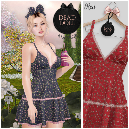 DEAD DOLL - Rya Dress (N) - Red