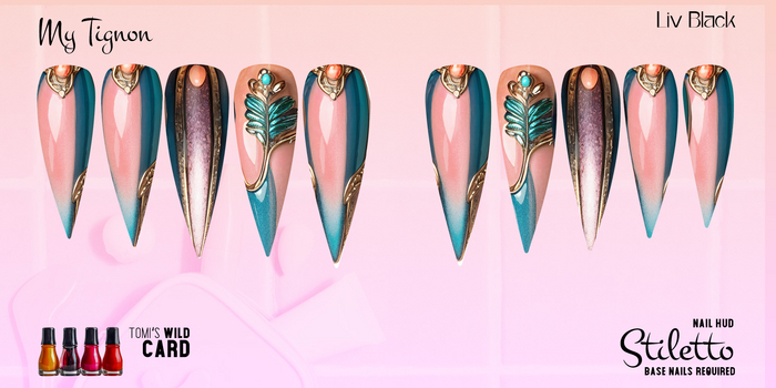 Nail HUD - Short Stiletto -  My Tignon