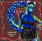 ~RM~ Leopard blue - neon green (BOM + only female)