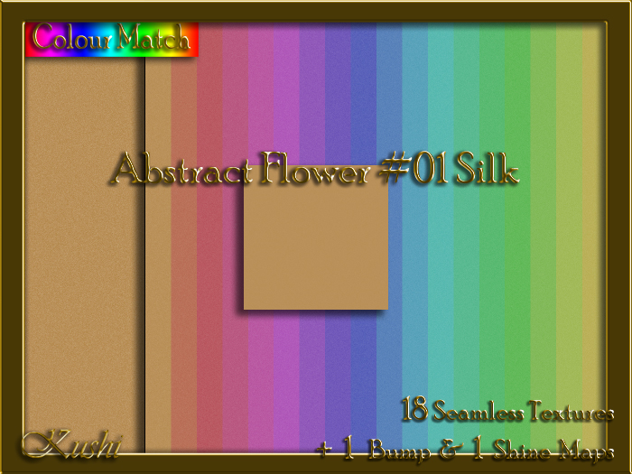Abstract Flower #01 SILK Texture Pack