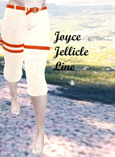 White Linen Belted Board Shorts