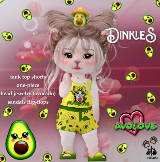 !!!CHARM Dinkies  AvoLove