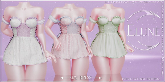 Elune. May Dress - Olive Green