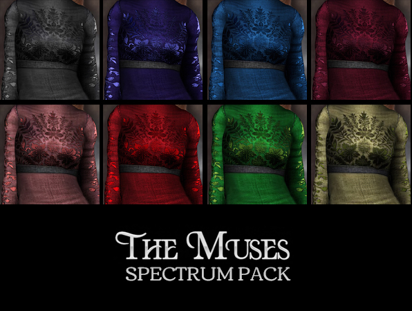 TheMuses - Embroidered Gown - AllColors