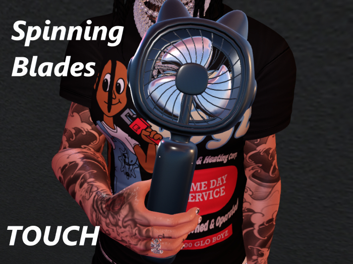 Portable Hand Fan Black (ADD)