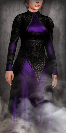 The Muses - Madeline Gown - Violet