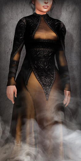 The Muses - Madeline Gown - Gold