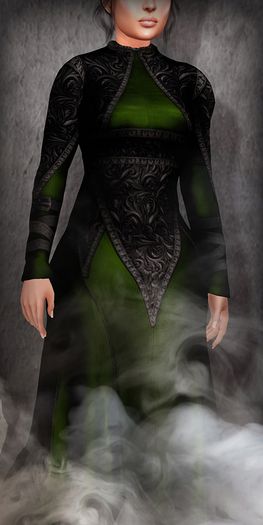 The Muses - Madeline Gown - Emerald