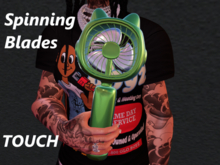Portable Hand Fan Lime (ADD)