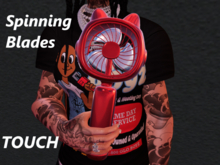 Portable Hand Fan Red (ADD)