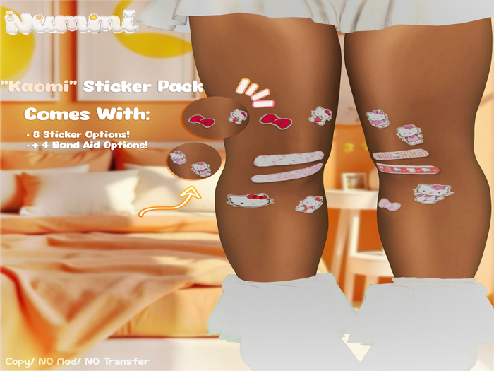 NUMMI - "Kaomi Leg Sticker Pack" YOUTH FP