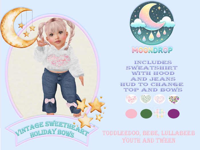 Moondrop~Vintage Sweetheart Set Holidays ADD ME