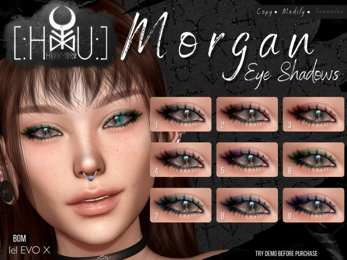 [HEXUMBRA] Morgan Eye Shadows