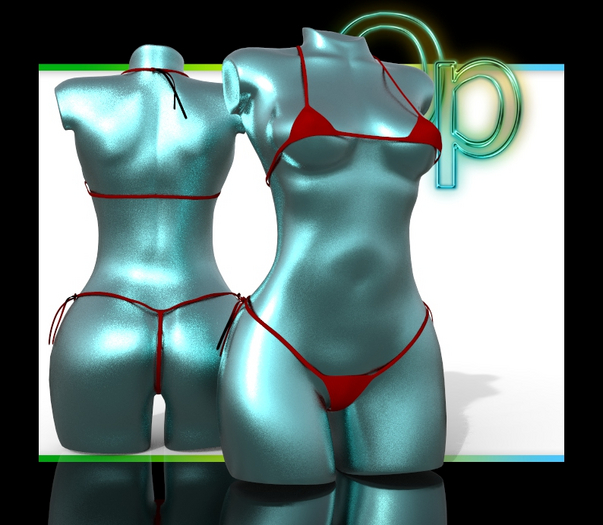 Red Micro Bikini Reborn