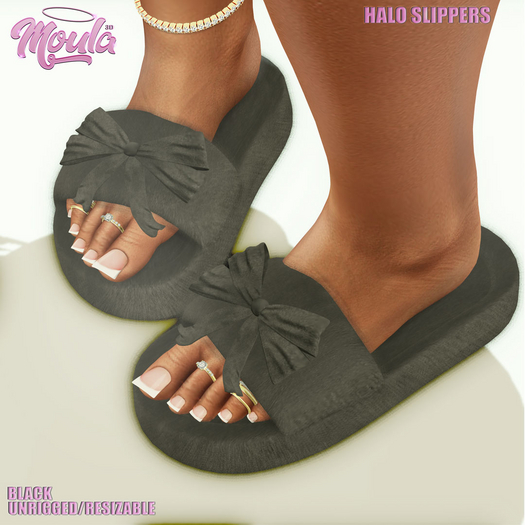 Moula - Halo Slippers (Black)