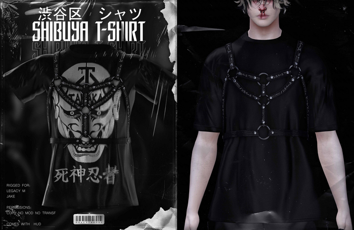 TANAKA - SHIBUYA T-SHIRT BLACK