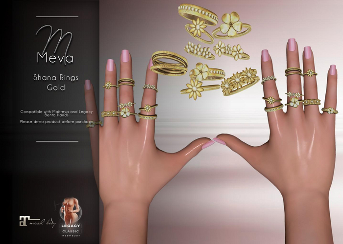 Meva Shana Rings Gold 