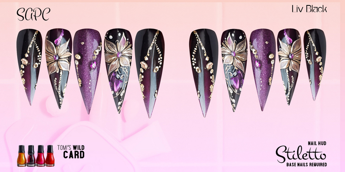 Nail HUD - Short Stiletto -  SAPC - Demo