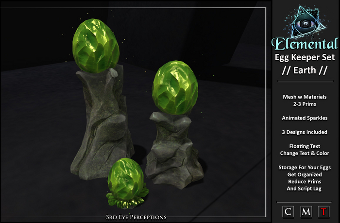 Elemental Dragon Egg Keeper // Earth Set