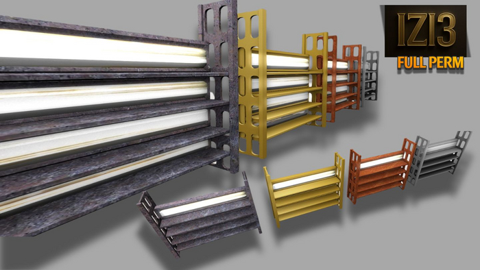 Mesh LED Shelves - Full Perm