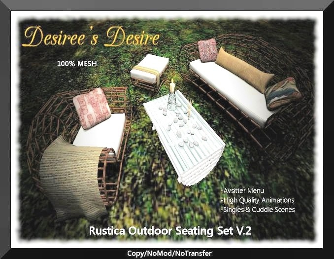 ::::Desiree's Desire:::: Rustica Seating Set V.2 (Boxed)