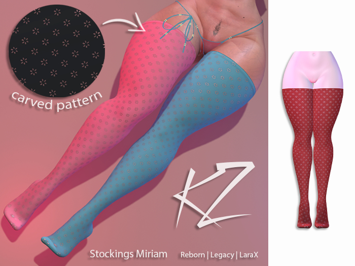 KZ Stocking Miriam Red