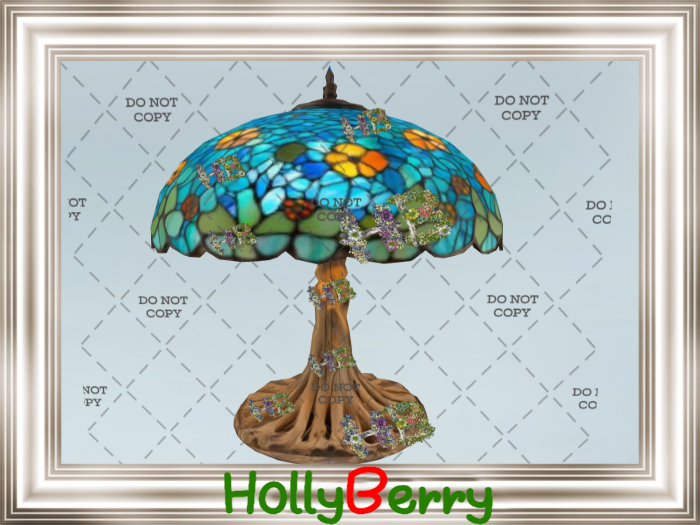 HB: Stained Glass Table Lamp FuLL PERM