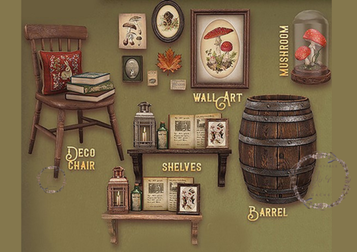 .random.Matter. - Cottage Life - Shelf [Dark]