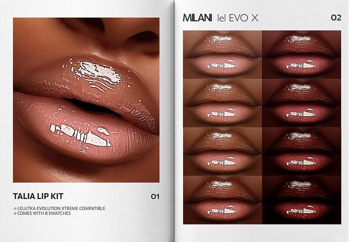 MILANI - "TALIA" LIP KIT / DEMO