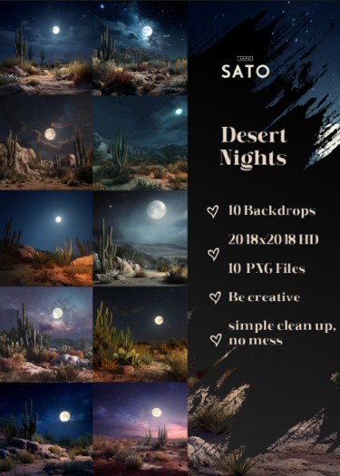 SATO - Desert Nights backdrops (UNPACK)